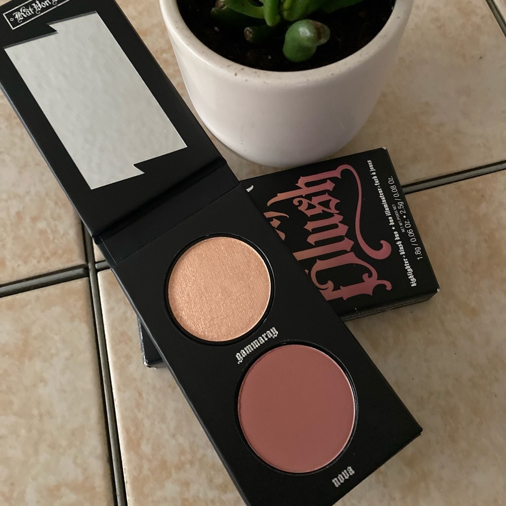 Kay Von D highlighter & blush